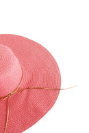 K138 Katie Wide Brim Hat With Bow Detail - MiMi Wholesale