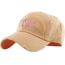 KBE Premium Distressed Cotton Cap - MiMi Wholesale