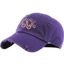 KBE Premium Distressed Cotton Cap - MiMi Wholesale