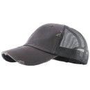 KBE-VM Premium Distressed Mesh Cotton Cap - MiMi Wholesale