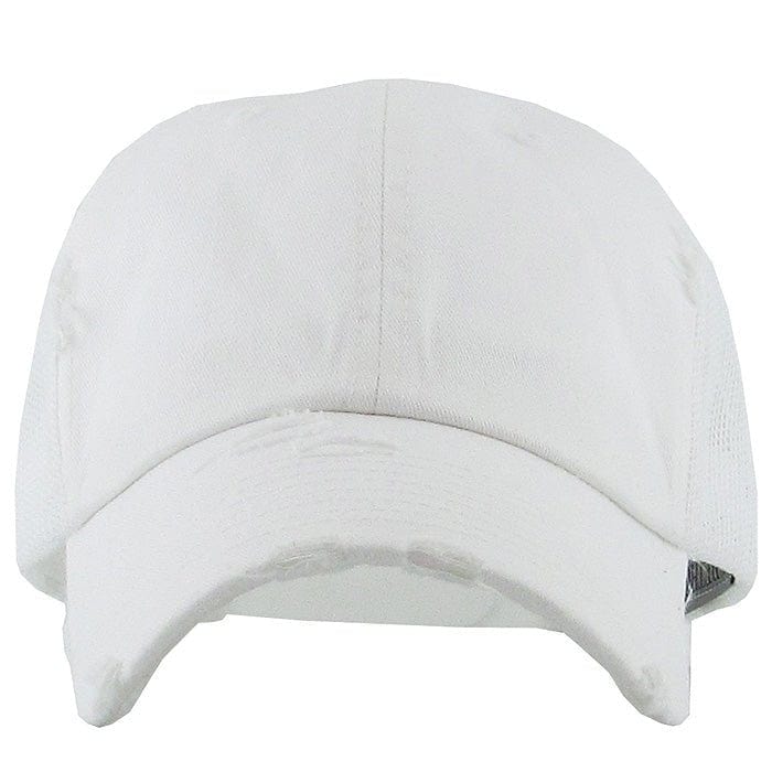 KBE-VM Premium Distressed Mesh Cotton Cap - MiMi Wholesale