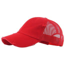 KBE-VM Premium Distressed Mesh Cotton Cap - MiMi Wholesale