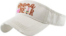 KBR129 MAMA BEAR Washed Vintage Sun Visor - MiMi Wholesale