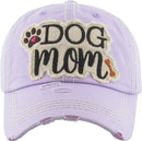 KBV1140 "DOG MOM" Washed Vintage Premium Cotton Cap - MiMi Wholesale