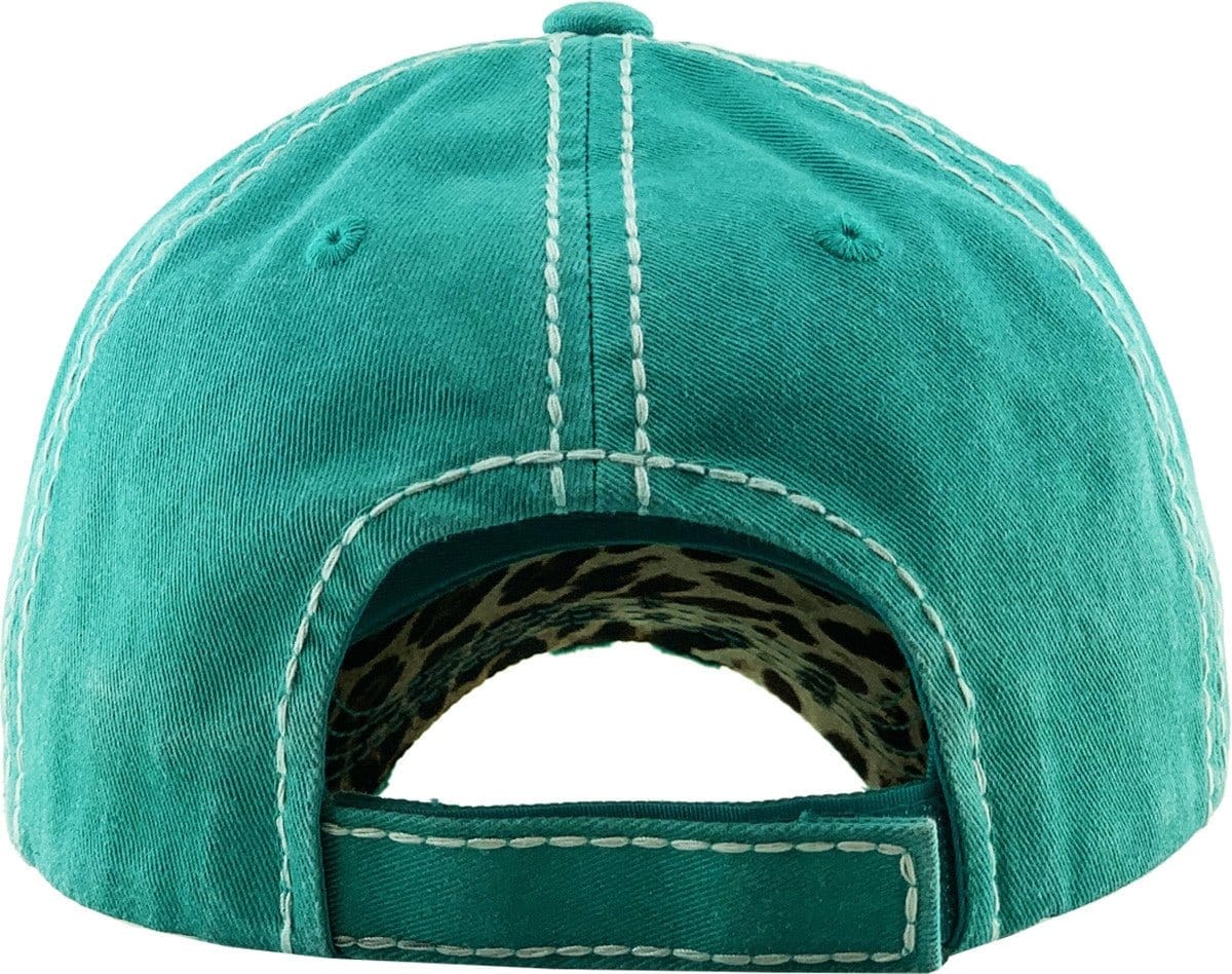 KBV1342 "Butt First Jesus" Vintage Washed Baseball Cap - MiMi Wholesale
