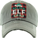 KBV1352 "Mama Elf" Vintage Washed Baseball Cap - MiMi Wholesale