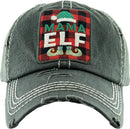 KBV1352 "Mama Elf" Vintage Washed Baseball Cap - MiMi Wholesale