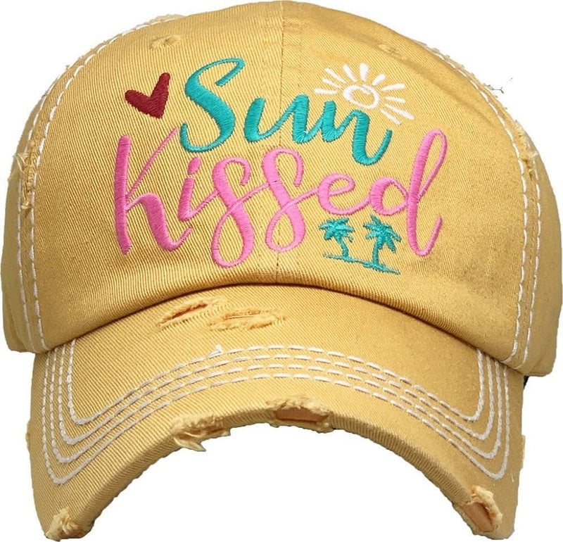 KBV1354 "Sun Kissed" Vintage Washed Baseball Cap - MiMi Wholesale