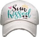 KBV1354 "Sun Kissed" Vintage Washed Baseball Cap - MiMi Wholesale