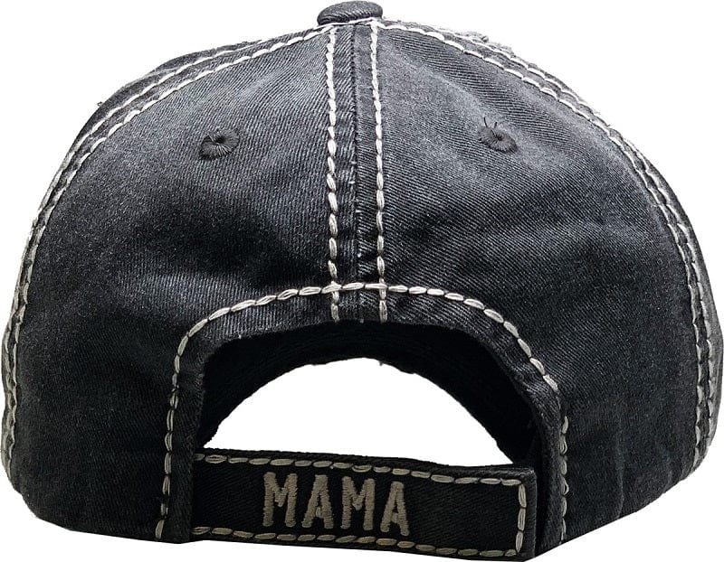 KBV1375 "Mama Tie Dye" Vintage Washed Baseball Cap - MiMi Wholesale