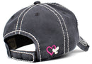 KBV1390 "God Bless You" Vintage Washed Baseball Cap - MiMi Wholesale
