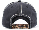 KBV1395 "Football Mom" Vintage Washed Baseball Cap - MiMi Wholesale