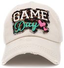 KBV1396 "Game Day" Vintage Washed Baseball Cap - MiMi Wholesale