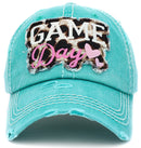 KBV1396 "Game Day" Vintage Washed Baseball Cap - MiMi Wholesale
