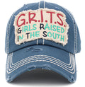KBV1413 "Grits" Vintage Distressed Cotton Cap - MiMi Wholesale
