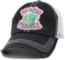 KBV1431 "Beach Please" Vintage Distressed Ballcap - MiMi Wholesale