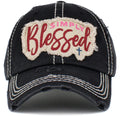KBV1446 "Simply Blessed" Washed Vintage Ballcap - MiMi Wholesale