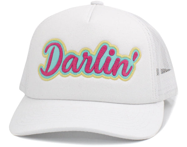 KBV1449 "DARLIN'" Mesh Back Fashion Summer Ballcap - MiMi Wholesale