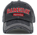 KBV1454 "Game Day" Washed Vintage Ballcap Hat - MiMi Wholesale