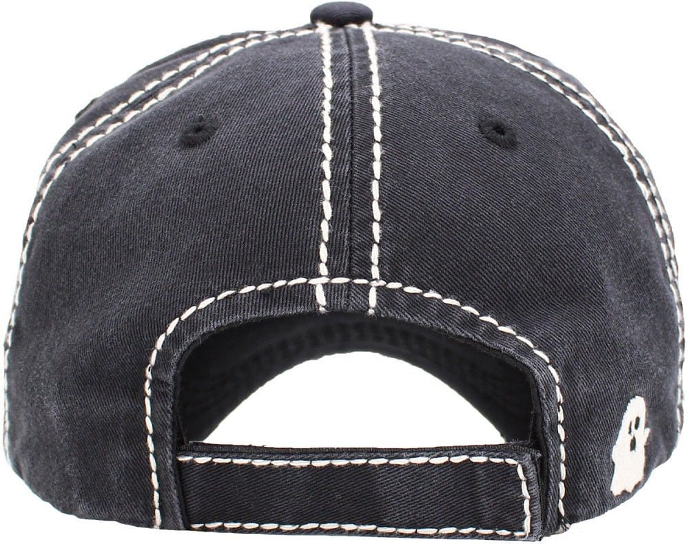 KBV1467 "Happy Halloween" Washed Vintage Ballcap - MiMi Wholesale