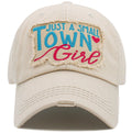 KBV1473 'Just a small town girl' Vintage Ballcap - MiMi Wholesale