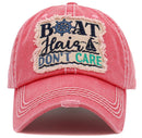 KBV1484 'Boat Hair Don't Care ' Washed Vintage Ballcap - MiMi Wholesale