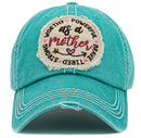 KBV1487 'As a Mother' Washed Vintage Ballcap - MiMi Wholesale