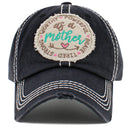 KBV1487 'As a Mother' Washed Vintage Ballcap - MiMi Wholesale