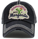KBV1489 'Mamacita Needs a Margarita' Washed Vintage Ballcap - MiMi Wholesale