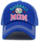 KBV1490 Baseball Mom Washed Vintage Ballcap - MiMi Wholesale