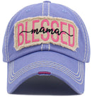 KBV1492 Blessed Mama Washed Vintage Ballcap - MiMi Wholesale
