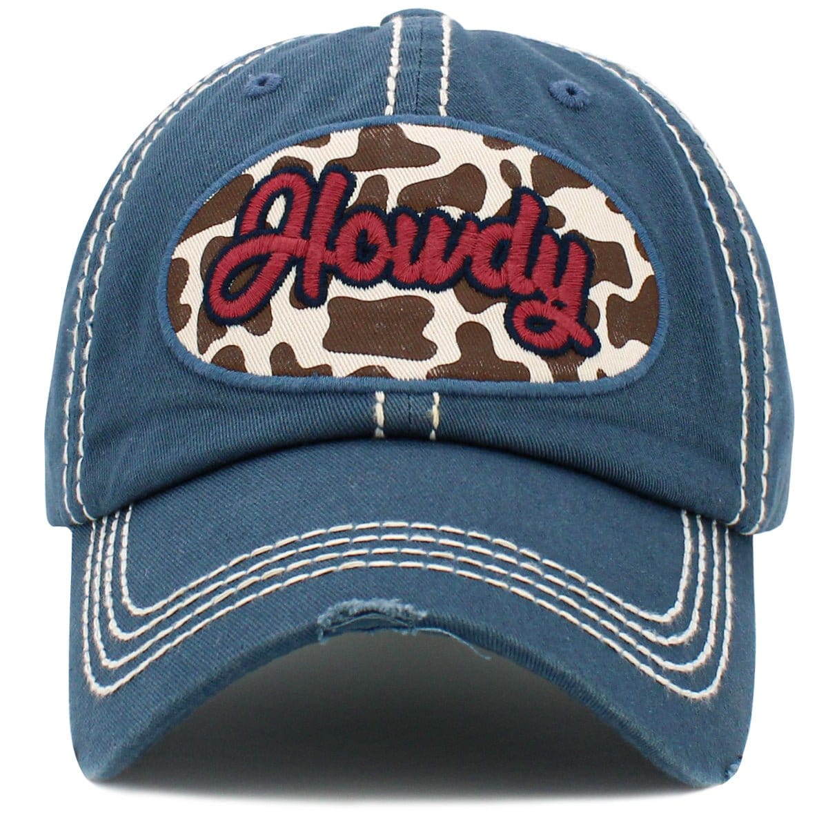 KBV1495 Howdy Washed Vintage Ballcap - MiMi Wholesale