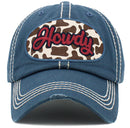 KBV1495 Howdy Washed Vintage Ballcap - MiMi Wholesale