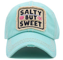KBV1500 Salty But Sweet Washed Vintage Ballcap - MiMi Wholesale