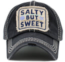 KBV1500 Salty But Sweet Washed Vintage Ballcap - MiMi Wholesale