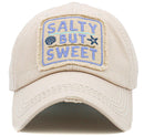 KBV1500 Salty But Sweet Washed Vintage Ballcap - MiMi Wholesale