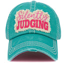 KBV1534 Silently Judging Washed Vintage Cap - MiMi Wholesale