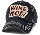 KBV1536 Wine Not Washed Vintage Cap - MiMi Wholesale