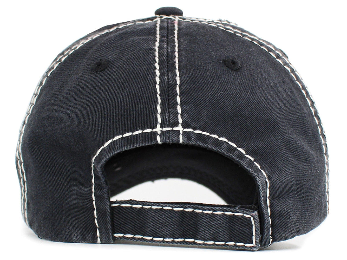 KBV1536 Wine Not Washed Vintage Cap - MiMi Wholesale