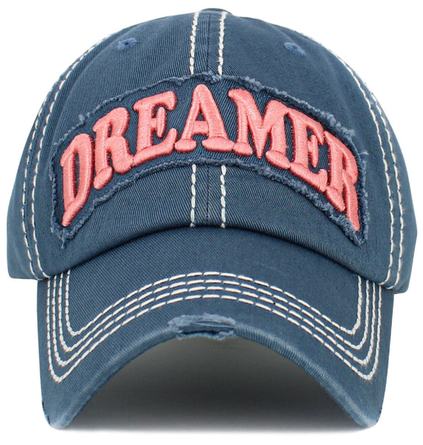 KBV1540 Dreamer Washed Vintage Cap - MiMi Wholesale