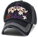 KBV1544 Spooky Vibes Washed Vintage Baseball Cap - MiMi Wholesale