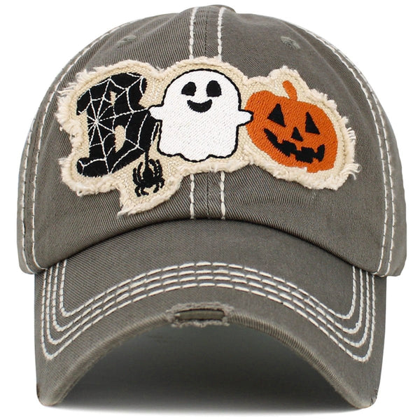 KBV1546 Halloween Boo Vintage Baseball Cap - MiMi Wholesale