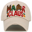 KBV1549 Mama Claus Washed Vintage Ballcap - MiMi Wholesale