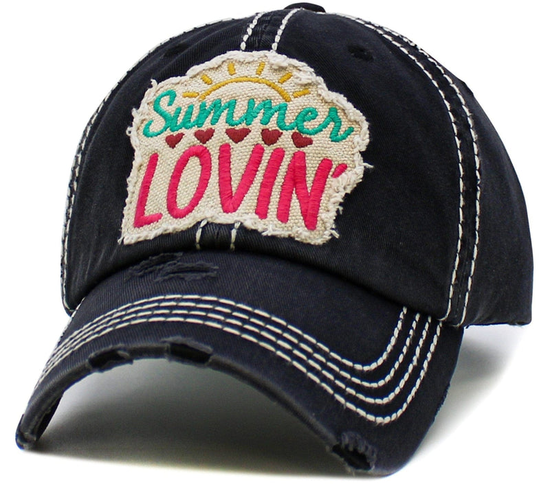 KBV1570 Summer Lovin' Washed Vintage Ballcap - MiMi Wholesale