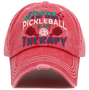 KBV1573 Jesus Pickleball Washed Vintage Ballcap - MiMi Wholesale