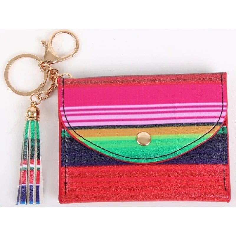 KC139x124 Cardholder Keychain With Tassel - MiMi Wholesale