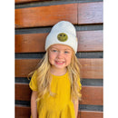 KDHTE0100 KIDS Rhinestone Smiley Beanie - MiMi Wholesale