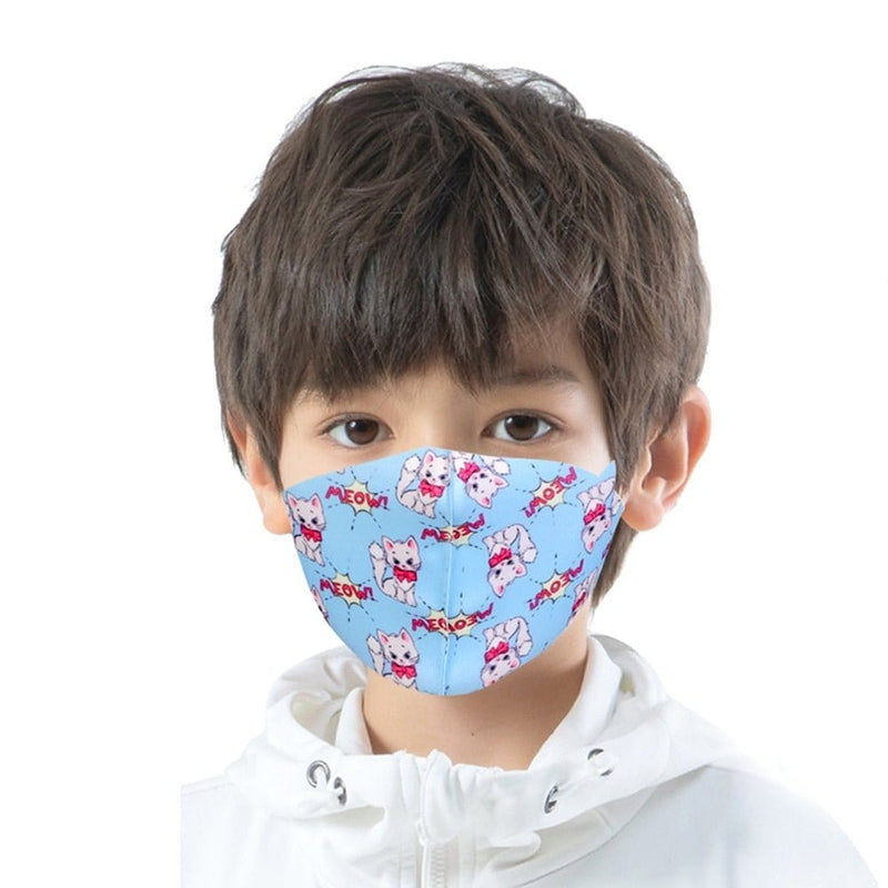 KIDS 20pcs Assorted Pattern Reusable Kids Size Face Masks with Ear Loops (20 pcs) - MiMi Wholesale