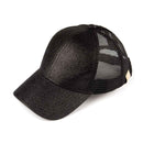 KIDSBT6 Kids Glitter High Pony Baseball Cap - MiMi Wholesale
