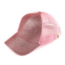 KIDSBT6 Kids Glitter High Pony Baseball Cap - MiMi Wholesale